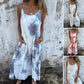 🌸Női Tie Dye gradiens színű nyomtatott spagetti pántos ruhák