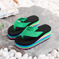 🌈Női alkalmi flip flop szivárványos talppal