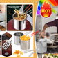 🍟 Prémium 304 Acél Fryer: Egészséges Sütés és Többfunkciós Konyhai Csoda 👩‍🍳-Raktáron & Utánvétes 📦🚚