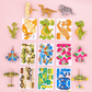 🧩 Fejleszd a Képzelőerőt: 3D Rajzfilm Puzzle Készlet – 25 Darabos Kreatív Csomag! 🦗