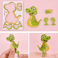 🧩 Fejleszd a Képzelőerőt: 3D Rajzfilm Puzzle Készlet – 25 Darabos Kreatív Csomag! 🦗