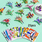 🧩 Fejleszd a Képzelőerőt: 3D Rajzfilm Puzzle Készlet – 25 Darabos Kreatív Csomag! 🦗
