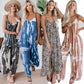 ✨ Női divat spagetti pántos nyomtatott Jumpsuit