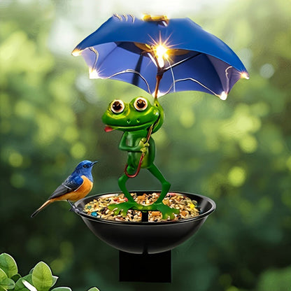 🐸 Varázslatos, napenergiával világító béka: időjárásálló kerti dísz és éjszakai világítás ✨