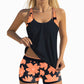 Női mintás tankini + rövidnadrág – S-től 3XL-ig! 🌸🩱