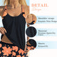 Női mintás tankini + rövidnadrág – S-től 3XL-ig! 🌸🩱