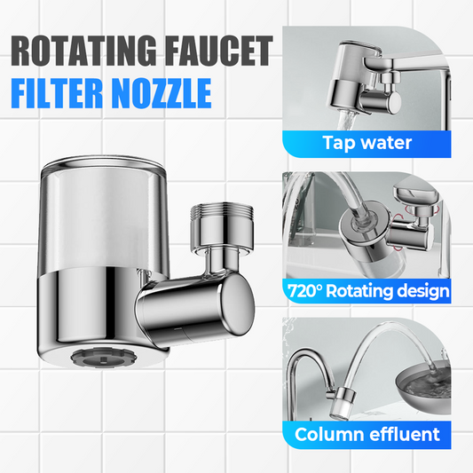 💧 720° Forgatható Csapszűrő – Tiszta Víz, Nincs Fröcskölés, Bármilyen Csapra! ✨🚰