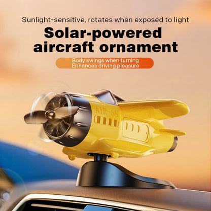 🛩️✨ Napenergiás Repülőgép Autódísz és Illatosító! 🚗