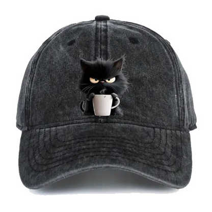 🐱 Cuki Fekete Maccska Vintage Baseball Sapka – A Kedvenc Kedvenc