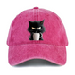 🐱 Cuki Fekete Maccska Vintage Baseball Sapka – A Kedvenc Kedvenc