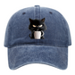 🐱 Cuki Fekete Maccska Vintage Baseball Sapka – A Kedvenc Kedvenc