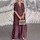 Women's Elegant V-Neck Printed Loose Dresses