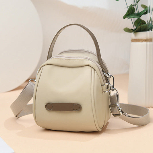 👜 Több rekeszes válltáska, nagy űrtartalommal és cipzárral zárható