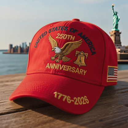 💥USA 250. évfordulója baseball sapka