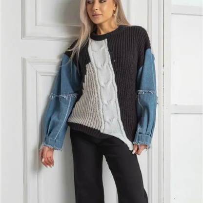 【S-XL】Női alkalmi kötött pulóver