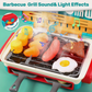 🍗 Gyermek grilljáték – BBQ szett | Valódi hangok, sütőeffekt – Utánvét 📦