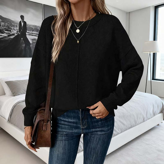 💖 (S-3XL) 🍂 Alkalmi puha kötött pulóver