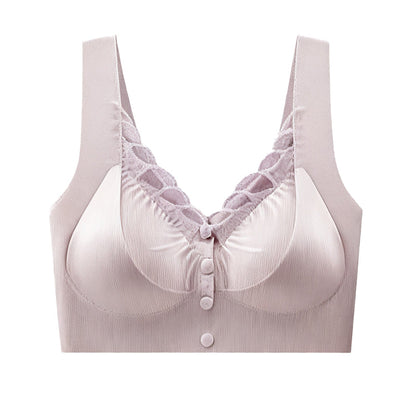 👙【L-3XL】Varrás nélküli Push-Up csipke melltartó