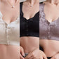 👙【M-4XL】Kényelmes elülső gombos melltartó acélgyűrű nélkül