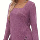 Women's Knit Square Neck Sweater