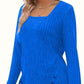 Women's Knit Square Neck Sweater