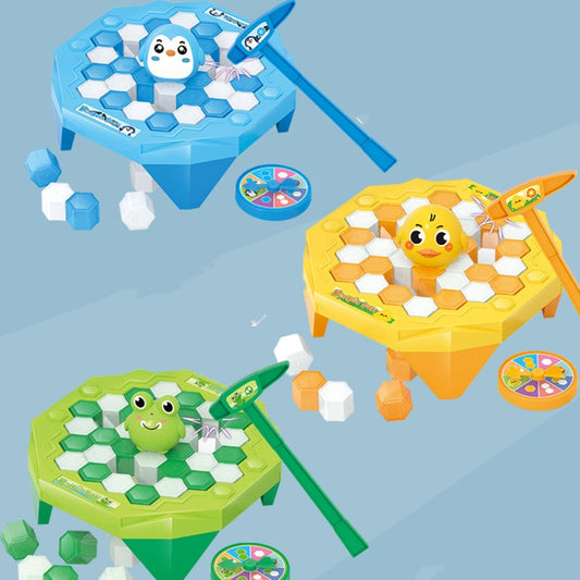 Mentsd meg a kis pingvin kopog a jégen játékot