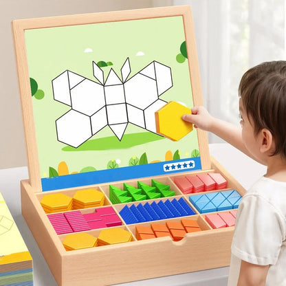 🧠✨ Mágneses Fa Puzzle: Logikafejlesztés és Kreatív Játék! 🧩