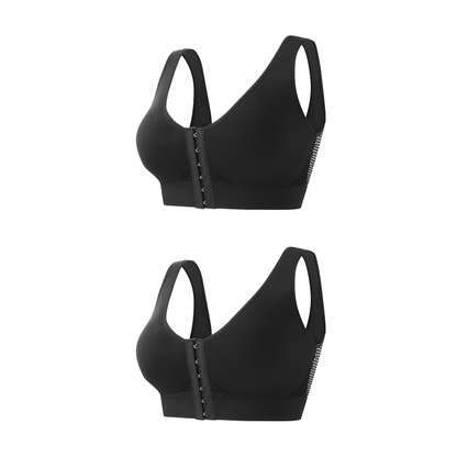 👙【S-6XL】Női, merevítő nélküli melltartó elülső záródással