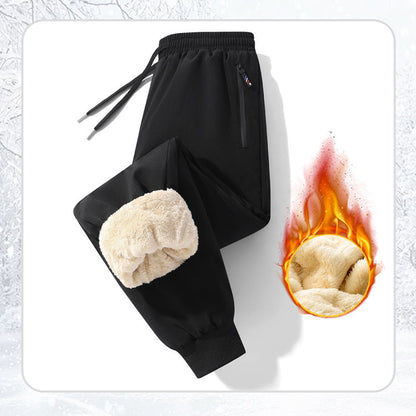 【M-4XL】🔥Kényelmes, víz- és szélálló férfi nadrág polár béléssel