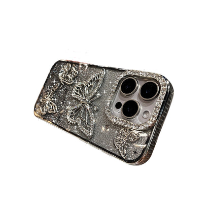 Luxury Glitter Butterfly Phone Case for iPhone