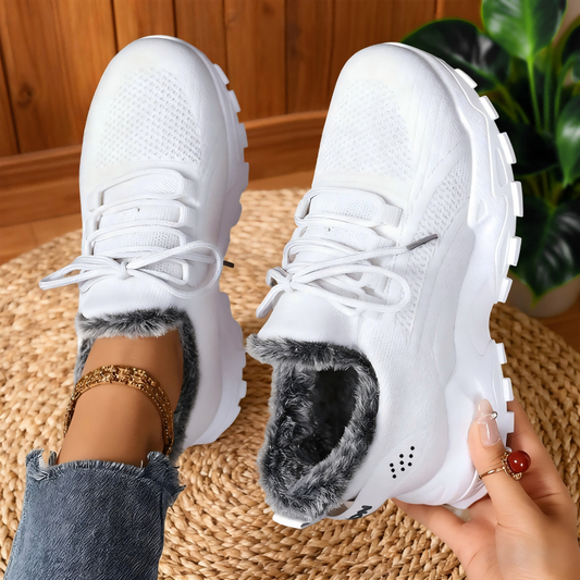 【EU36-43】Női Meleg, Kényelmes, Légáteresztő Cipők