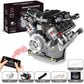 🔥 Dübörgő V8-as motor modell! 🚘 Tanulmányozza az autóipari mechanikai szerkezetet 👨‍🔧
