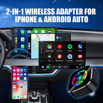 CarPlay adapter, kompatibilis iPhone és Android okostelefonokkal