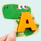 🧩🦁 26 Részes Fa Játék: ABC Tanulás Állatokkal! 📦