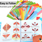 👶🧠 Gyermek oktatási DIY origami kézműves ✨