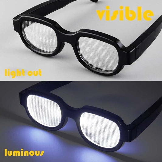 🕶️🔥 LED Fényes Szemüveg: Futurisztikus Dizájn és Garantált Figyelem! ✨