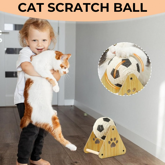 Cat Scratch Ball with Triangle Stand