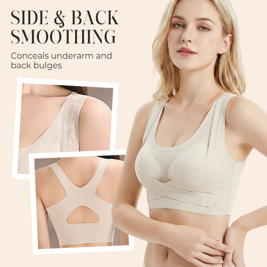 ✨🎁Keresztbe Futó Melltartó: Polc Nélküli Kényelem és Szép Tartás! 👙