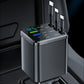 🚗 7 az 1-ben behúzható gyors autós töltő feszültségjelzővel – USB-C gyors töltés, tökéletes a mindennapi használatra 📱