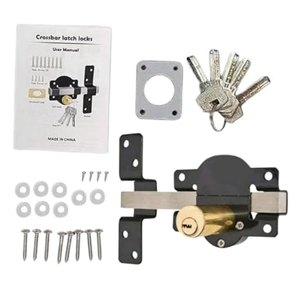 🔒 50/70 mm-es Hosszú Nyitású Kapuzár – Maximális Biztonság 5 Kulccsal! 🛡️🔑