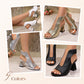 ✨ Női Elegáns Nyitott Orrú Szandál Magas Sarokkal – A Tökéletes Kombináció: Stílus és Kényelem! 👡💃