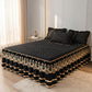 ✨ Rózsás Szegélyű Ágynemű Szoknya – Elegancia és Kényelem Egyben! 🛏️🌸