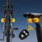 🚴 Vezeték nélküli távirányítású irányjelző hátsó lámpa kerékpárokhoz