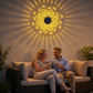2-in-1 Napenergiás Mandala Lámpa 🏡✨ – Kerti és Fali Díszvilágítás