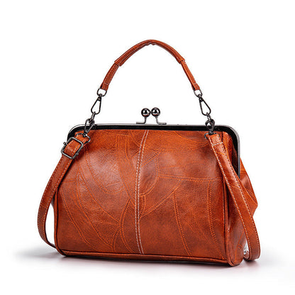 Retro stílusú elegáns női kézitáska 👜 – Minőségi anyag és praktikus kialakítás