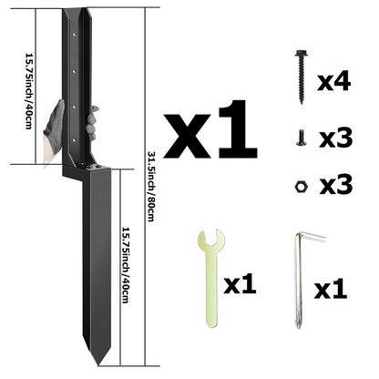 Javítókészlet nehéz kerítésoszlopokhoz 🛠️🏡🔧