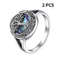 💍 Egyedi Szépség Ujjadon: Varázslatos Abalone Élet Fája Gyűrű – A Tökéletes Ajándék! 🎁💖