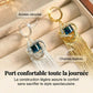 Boucles d'oreilles élégantes à nœud en zircon et longues pampilles