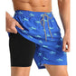 Men's 2-in-1 Comfort-Lined Shorts
