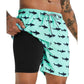 Men's 2-in-1 Comfort-Lined Shorts